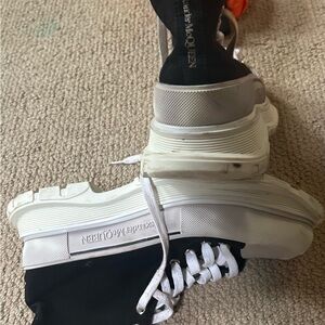 Alexander McQueen Black High-Top Sneakers